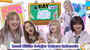 Lucu! Billlie Belajar Bahasa Indonesia