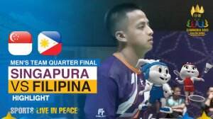Highlight Badminton Ganda Putra Sea Games Cambodia 2023 Singapura Vs Filipina Match 2