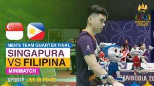 Minimatch Sea Games Cambodia 2023 Singapura Vs Filipina