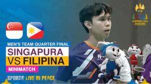Minimatch Sea Games Cambodia 2023 Singapura Vs Filipina