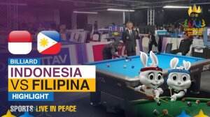 Highlight Billiard Sea Games Cambodia 2023 Indonesia Vs Filipina
