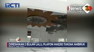 Plafon Masjid Tanjak Ambruk