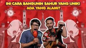 Ini Cara Bangunin Sahur Yang Unik! Ada Yang Alami?
