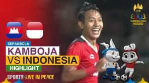 Highlight Sepak Bola Sea Games Cambodia 2023 Kamboja Vs Indonesia