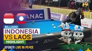 Highlight Billiard Sea Games Cambodia 2023 Indonesia Vs Laos