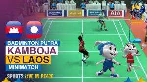 Minimatch Badminton Tunggal Putra Sea Games Cambodia 2023 Kamboja Vs Laos