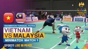 Minimatch Badminton Tunggal Putra Sea Games Cambodia 2023 Vietnam Vs Malaysia