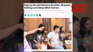 Luna Maya Salting, Pipinya Dicubit Maxim