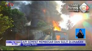 Pabrik Cat di Kota Tangerang Terbakar