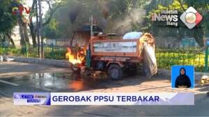 Gerobak PPSU Terbakar