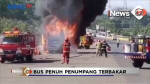 Bus Penuh Penumpang Terbakar