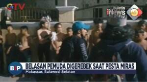 Belasan Pemuda Pesta Miras Di Makassar
