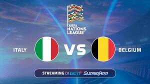 Streaming Italy vs Belgium di RCTI+ SuperApp
