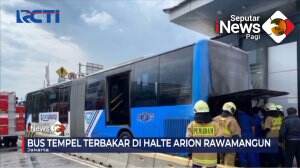 Bus Transjakarta Terbakar