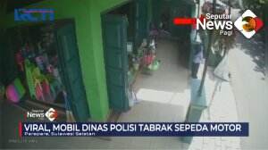 Viral Mobil Dinas Polisi Menabrak Sepeda Motor