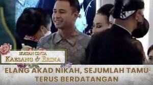 Jelang Akad Nikah, Sejumlah Tamu Terus Berdatangan
