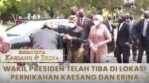 Wakil Presiden Telah Tiba Di Lokasi Pernikahan Kaesang Dan Erina
