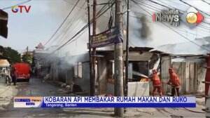 Rumah Makan Padang Terbakar