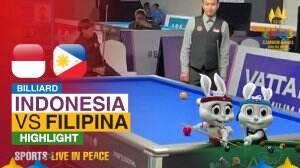 Highlight Billiard Sea Games Cambodia 2023 Indonesia Vs Filipina Quarter Final