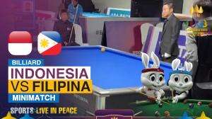 Minimatch Billiard Sea Games Cambodia 2023 Indonesia Vs Filipina Quarter Final