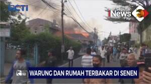 Warung dan Rumah Di Senen Terbakar