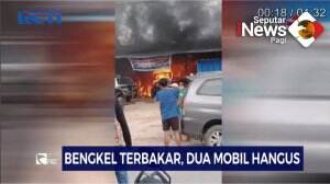 Bengkel Di Kendari Terbakar