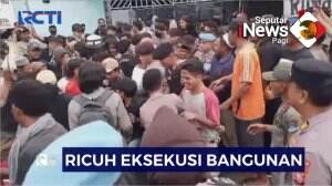 Kericuhan Eksekusi Bangunan Di Ternate