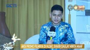Aksi Promo Film Dihujat, Syakir Minta Maaf