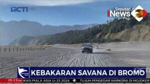 Olah TKP Kebakaran Savana Bromo
