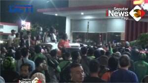 Ratusan Ojol Cari Pelaku Penganiayaan