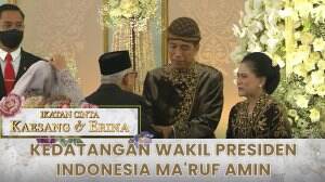 Kedatangan Wakil Presiden Indonesia Ma'ruf Amin