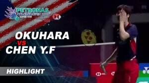 Highlight Okuhara Vs Chen Y.F