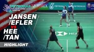 Highlight Jansen/Efler Vs Hee/Tan