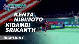 Highlights Kenta Nisimoto vs Kidambi Srikanth
