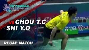 Recap Match Chou T.C Vs Shi Y.Q