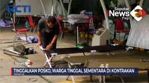 Pengungsi Tinggalkan Posko PMI