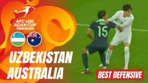 Best Defensive Uzbekistan Vs Australia