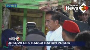 Jokowi Pantau Harga Bahan Pokok
