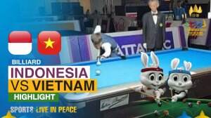 Highlight Billiard Sea Games Cambodia 2023 Indonesia Vs Vietnam Match 1