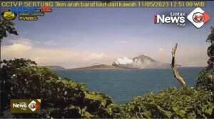 Gunung Anak Krakatau Erupsi