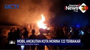 Isi BBM Eceran, Angkot Terbakar