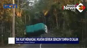 Truk Terguling, Muatan Ambyar