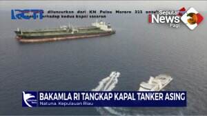 Bakamla RI Tangkap Kapal Tanker Asing