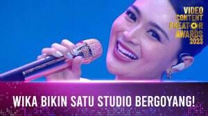 Wika Bikin Satu Studio Bergoyang! - Video Content Creator Awards 2023