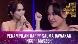 Penampilan Happy Salma Bawakan "Ngopi Maszeh" - Content Creator Awards 2023
