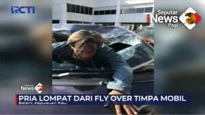 Pria Lompat Dari Fly Over
