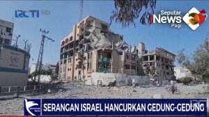 Serangan Israel Hancurkan Gedung-Gedung