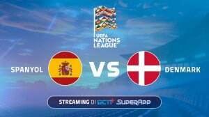 Streaming Spain vs Denmark di RCTI+ SuperApp