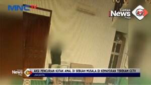 Pencurian 2 Kotak Amal Terekam CCTV