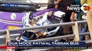 Dua Motor Moge Patwal Kecelakaan